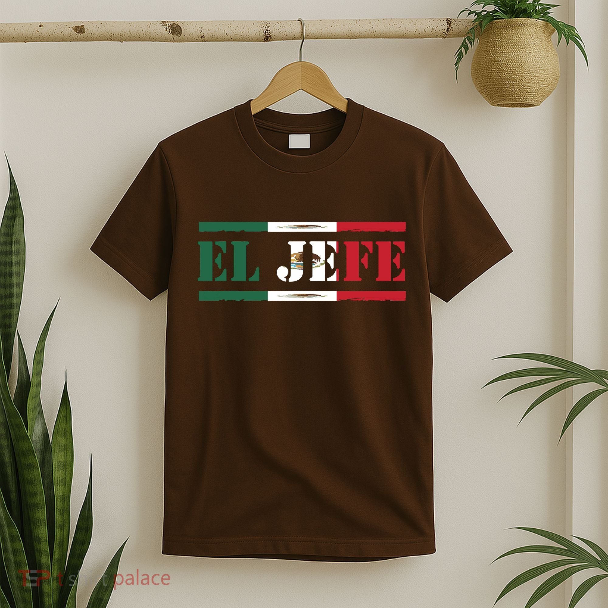 El Jefe Mexican Chef Hispanic Boss Mexico Dia De Los Muertos T-Shirt