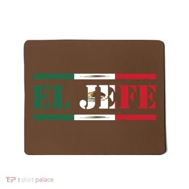 El Jefe Mexican Chef Hispanic Boss Mexico Dia De Los Muertos Mousepad