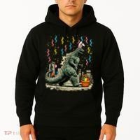 Easter Japanese Monster Bunny Ears Kaiju Hoodie thumb 2
