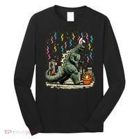 Easter Japanese Monster Bunny Ears Kaiju Long Sleeve Shirt thumb 0
