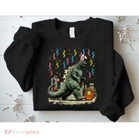 Easter Japanese Monster Bunny Ears Kaiju Sweatshirt thumb 2