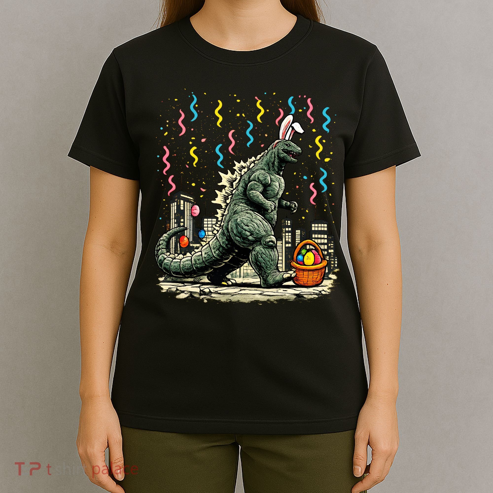 Easter Japanese Monster Bunny Ears Kaiju T-Shirt