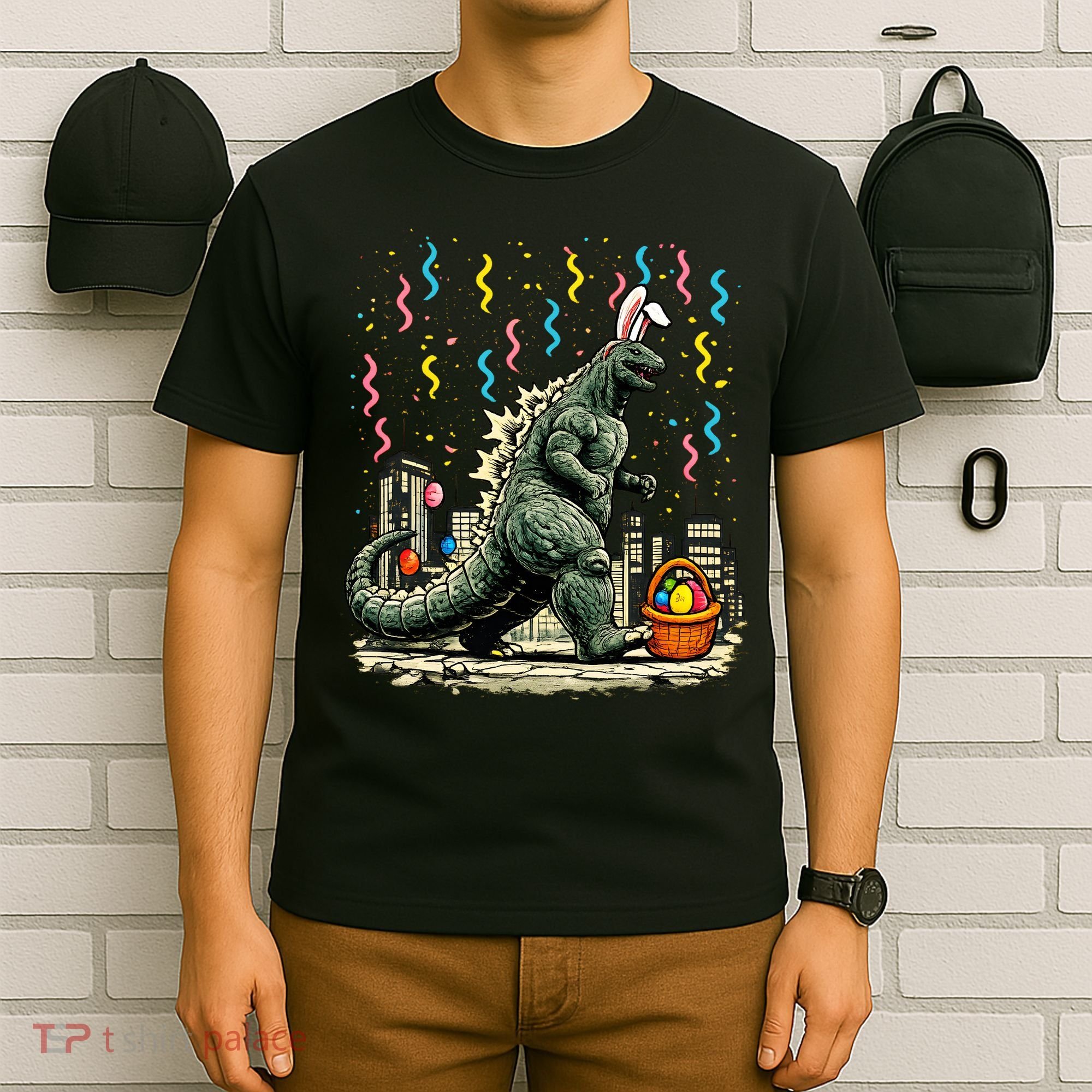 Easter Japanese Monster Bunny Ears Kaiju T-Shirt