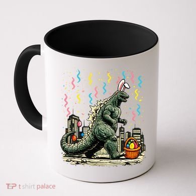 Easter Japanese Monster Bunny Ears Kaiju Coffee Mug