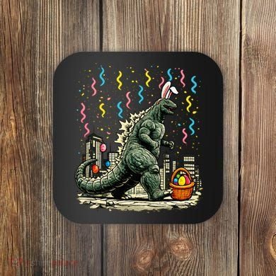 Easter Japanese Monster Bunny Ears Kaiju Coaster