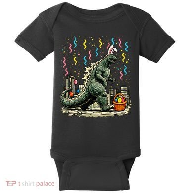 Easter Japanese Monster Bunny Ears Kaiju Baby Bodysuit