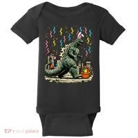 Easter Japanese Monster Bunny Ears Kaiju Baby Bodysuit thumb 0