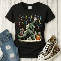 Easter Japanese Monster Bunny Ears Kaiju Women's T-Shirt thumb 3