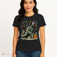 Easter Japanese Monster Bunny Ears Kaiju Women's T-Shirt thumb 4