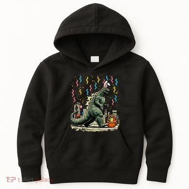 Easter Japanese Monster Bunny Ears Kaiju Kids Hoodie