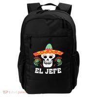 El Jefe Mexican Skull Day Of The Dead Backpack thumb 0
