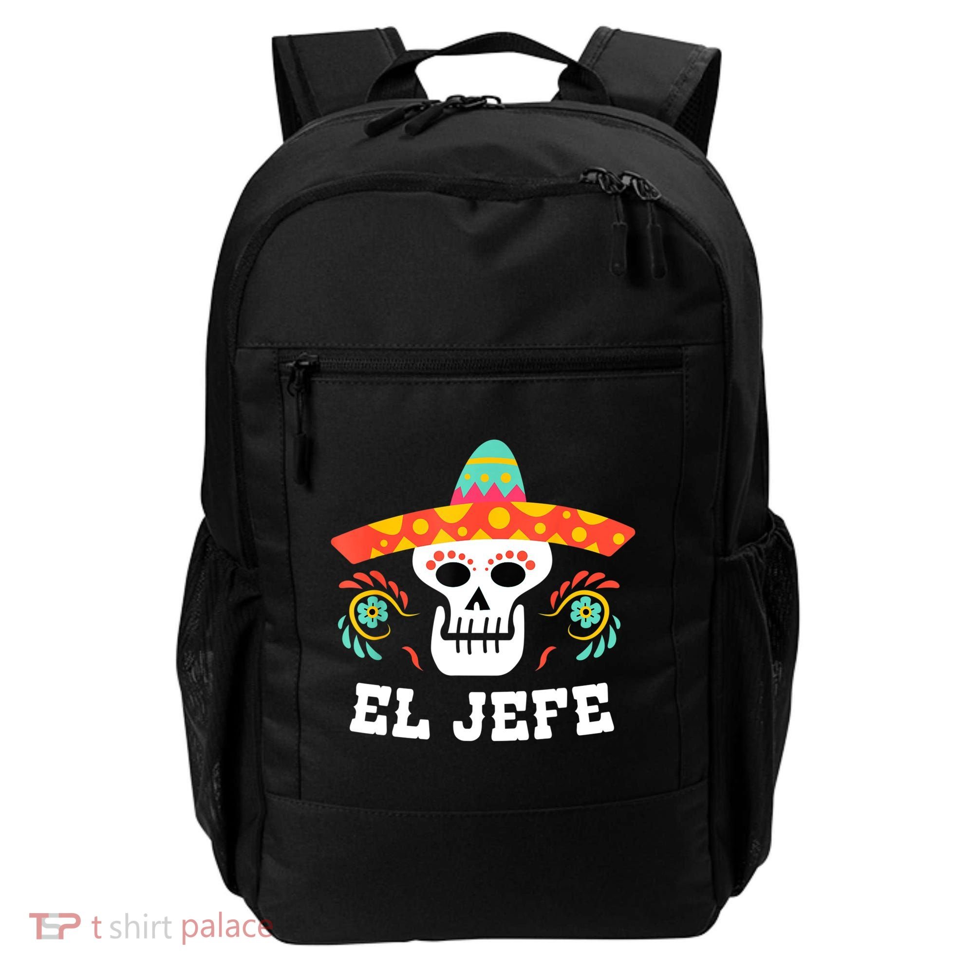 El Jefe Mexican Skull Day Of The Dead Backpack