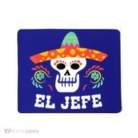 El Jefe Mexican Skull Day Of The Dead Mousepad thumb 0