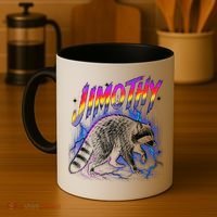 Epic Jimothy Raccoon Lighting Retro Coffee Mug thumb 4