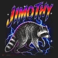 Epic Jimothy Raccoon Lighting Retro Tumbler thumb 3