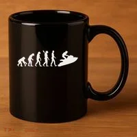 Evolution Jet Ski 11oz C Handle Ceramic Mug thumb 3