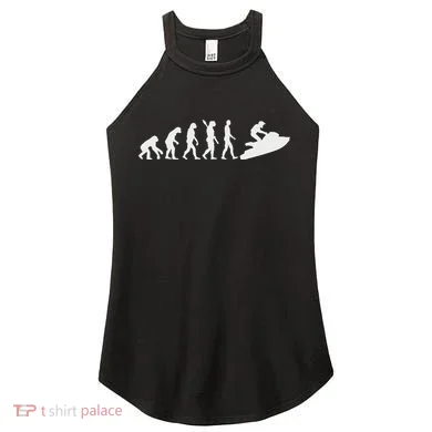 Evolution Jet Ski Women's Perfect Tri Rocker Tank