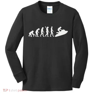 Evolution Jet Ski Kids Long Sleeve Shirt