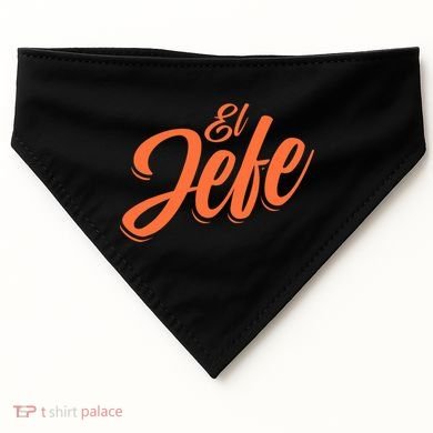 El Jefe Spanish Mexican The Boss USA-Made Doggie Bandana