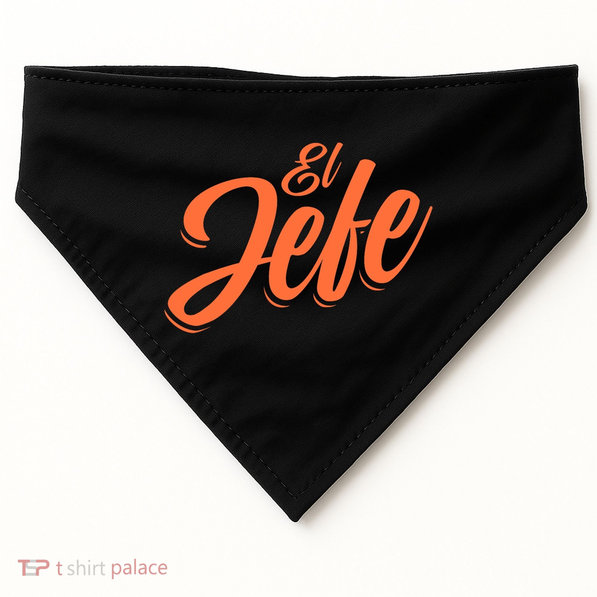 El Jefe Spanish Mexican The Boss USA-Made Doggie Bandana