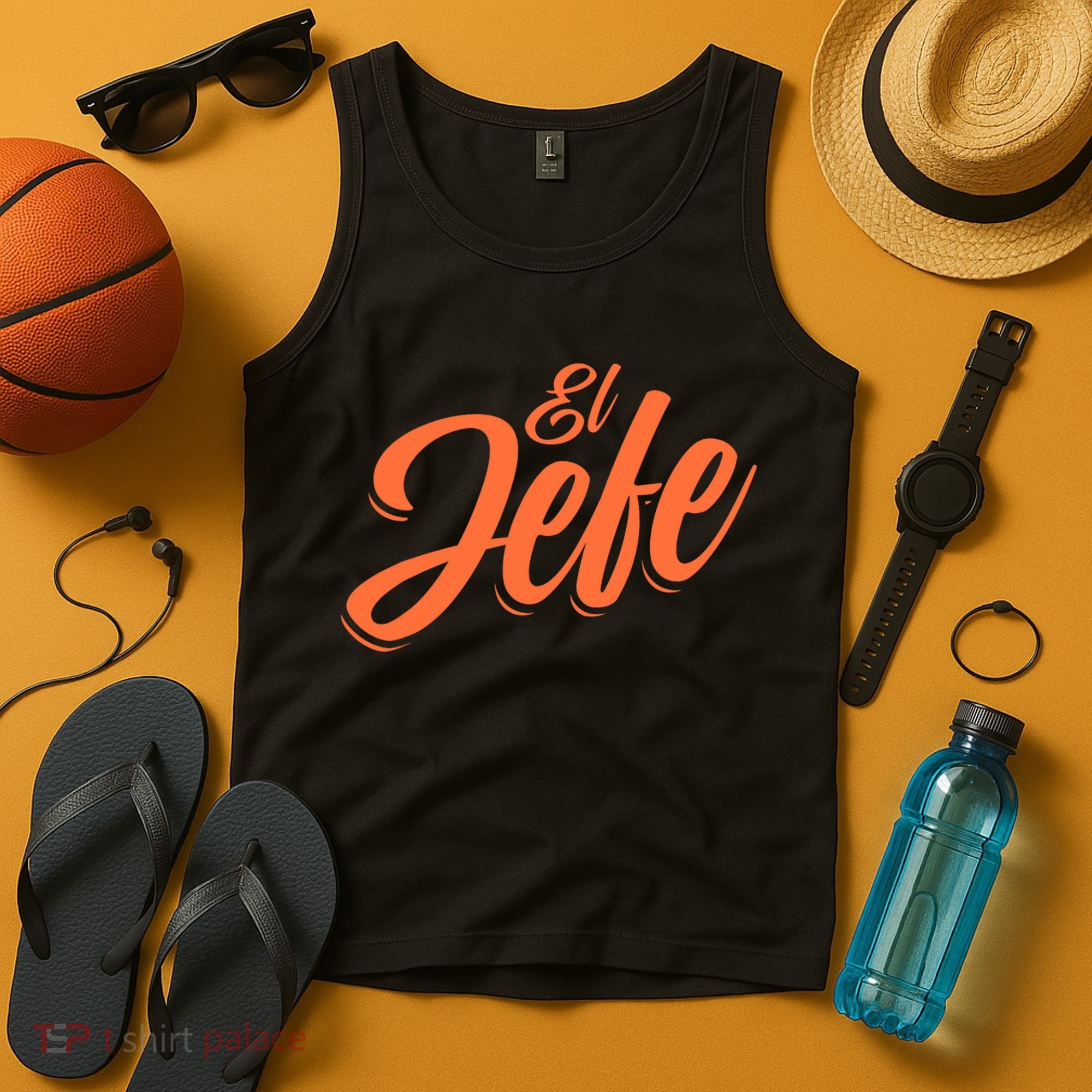 El Jefe Spanish Mexican The Boss Tank Top
