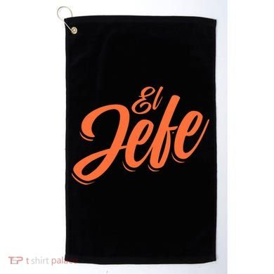 El Jefe Spanish Mexican The Boss Golf Towel