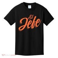 El Jefe Spanish Mexican The Boss Kids T-Shirt thumb 0