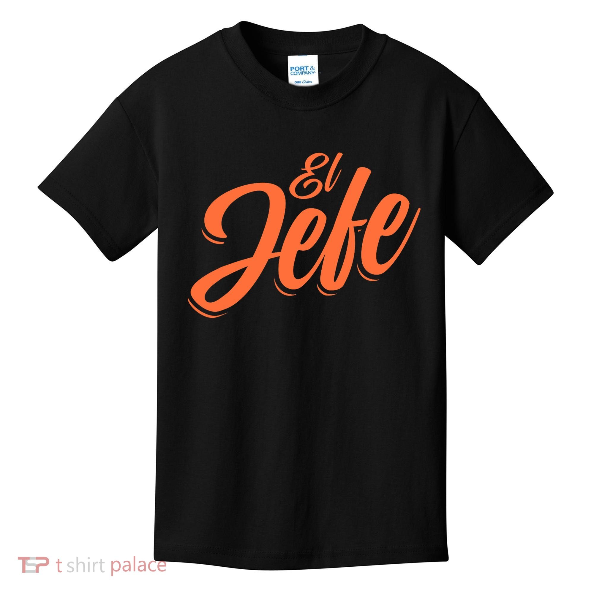 El Jefe Spanish Mexican The Boss Kids T-Shirt