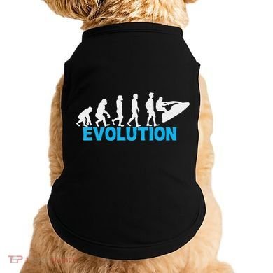 Evolution Jet Ski Funny Water Sport Boating Gift Doggie Tank
