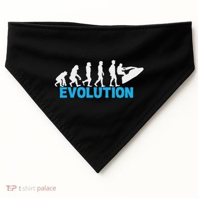 Evolution Jet Ski Funny Water Sport Boating Gift USA-Made Doggie Bandana