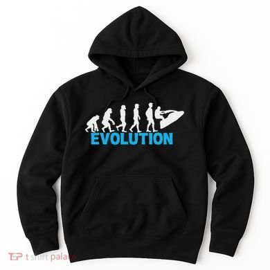 Evolution Jet Ski Funny Water Sport Boating Gift Hoodie