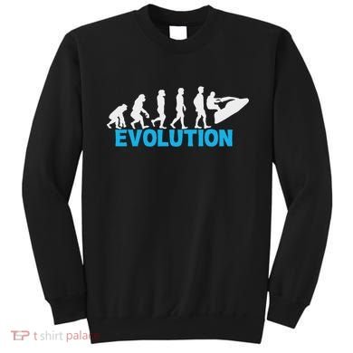 Evolution Jet Ski Funny Water Sport Boating Gift Sweatshirt