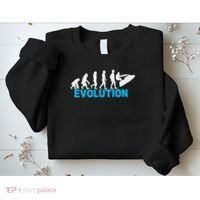 Evolution Jet Ski Funny Water Sport Boating Gift Sweatshirt thumb 2