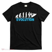 Evolution Jet Ski Funny Water Sport Boating Gift T-Shirt thumb 0