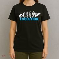 Evolution Jet Ski Funny Water Sport Boating Gift T-Shirt thumb 4