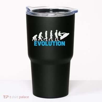 Evolution Jet Ski Funny Water Sport Boating Gift Tumbler