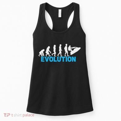 Evolution Jet Ski Funny Water Sport Boating Gift Women's Tank Top