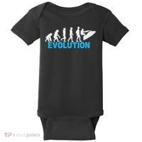 Evolution Jet Ski Funny Water Sport Boating Gift Baby Bodysuit thumb 0
