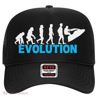 Evolution Jet Ski Funny Water Sport Boating Gift Hat