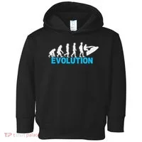 Evolution Jet Ski Funny Water Sport Boating Gift Toddler Hoodie thumb 0
