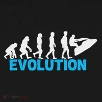 Evolution Jet Ski Funny Water Sport Boating Gift Toddler Hoodie thumb 2