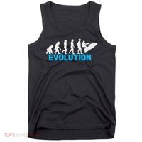 Evolution Jet Ski Funny Water Sport Boating Gift Tank Top thumb 0