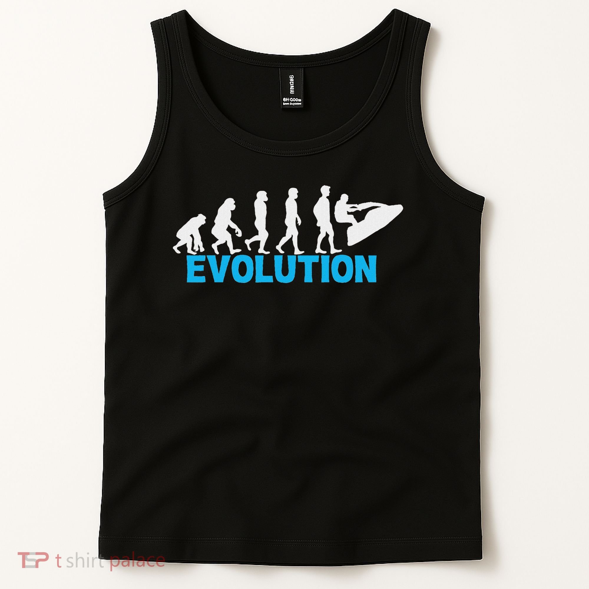 Evolution Jet Ski Funny Water Sport Boating Gift Tank Top