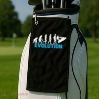 Evolution Jet Ski Funny Water Sport Boating Gift Golf Towel thumb 2