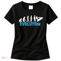 Evolution Jet Ski Funny Water Sport Boating Gift Women's T-Shirt thumb 0