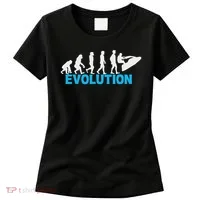 Evolution Jet Ski Funny Water Sport Boating Gift Women's T-Shirt thumb 0
