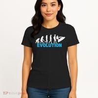 Evolution Jet Ski Funny Water Sport Boating Gift Women's T-Shirt thumb 4