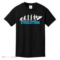 Evolution Jet Ski Funny Water Sport Boating Gift Kids T-Shirt thumb 0