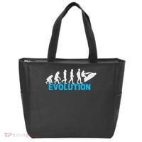 Evolution Jet Ski Funny Water Sport Boating Gift Tote Bag thumb 0