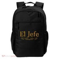 El Jefe The Boss In Spanish Funny Mexican Boss Gift Backpack thumb 0